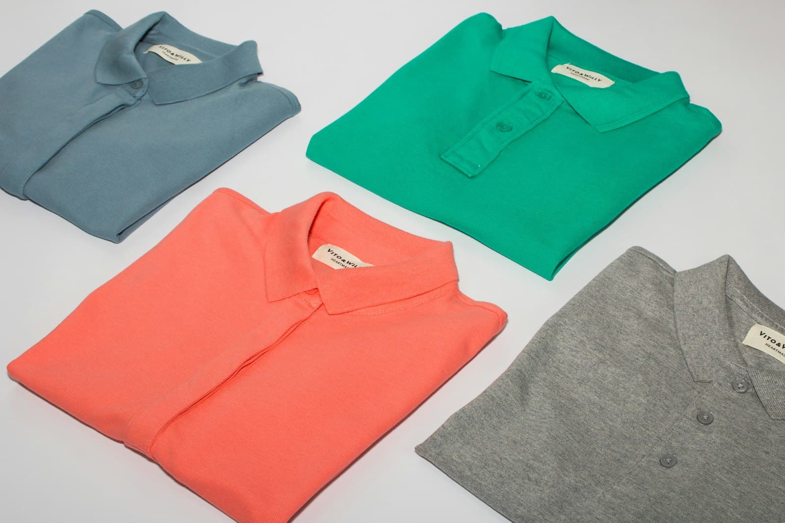 Curated polo programs, embroidered in your colorways.