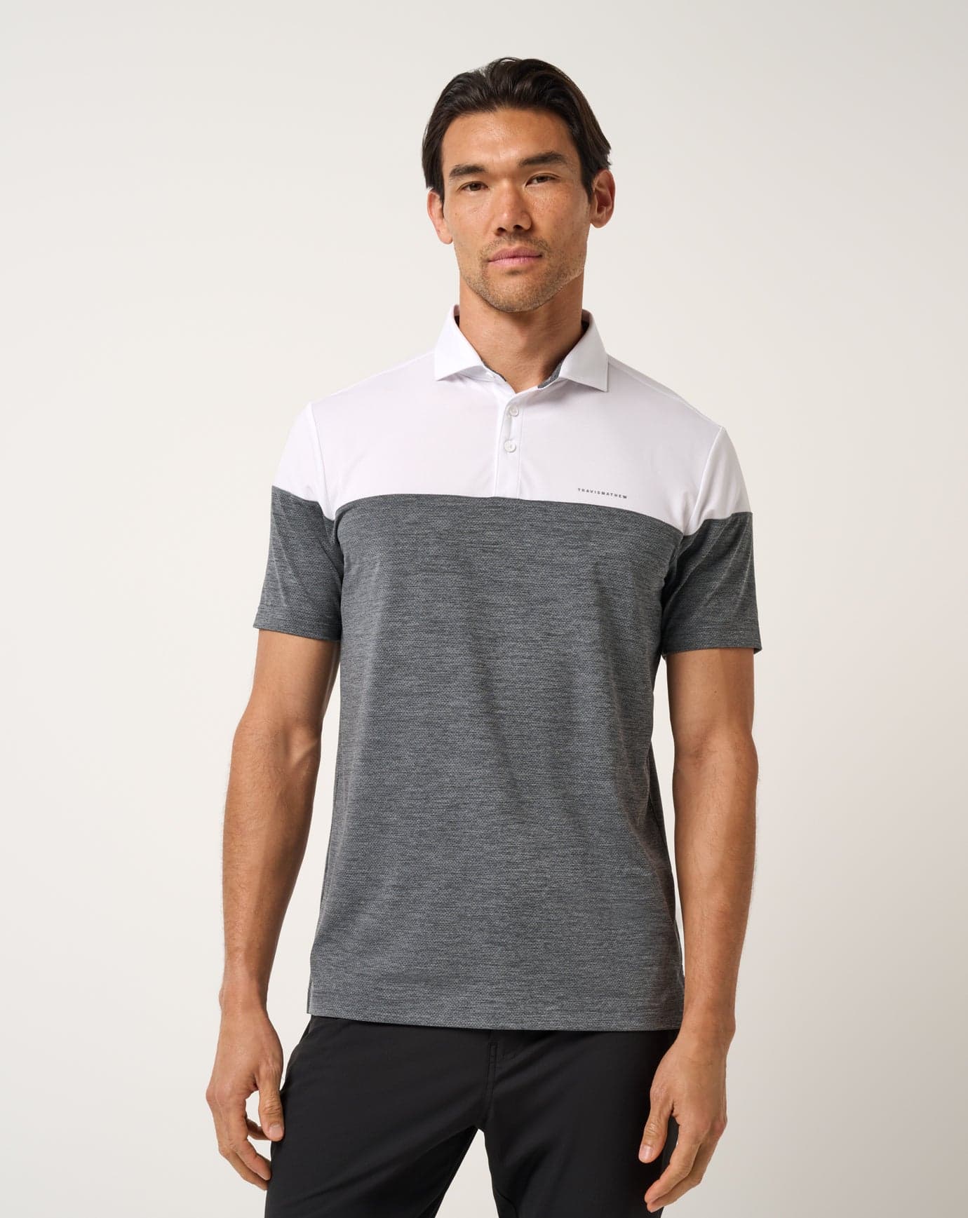 Heater Pro Color Block Polo in White